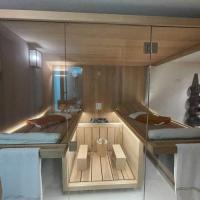 Realisation sauna air exterieur