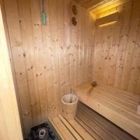 Realisation sauna en pin finlandais double banquette